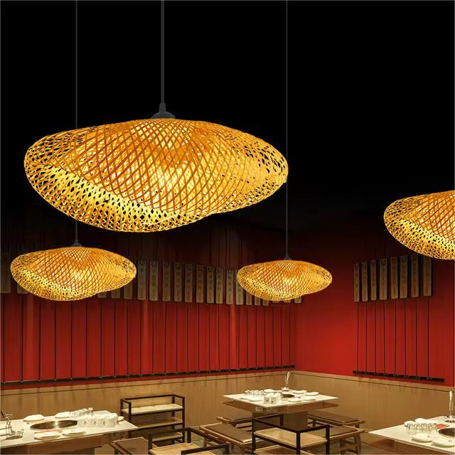 Pantalla colgante de bambú - Ola