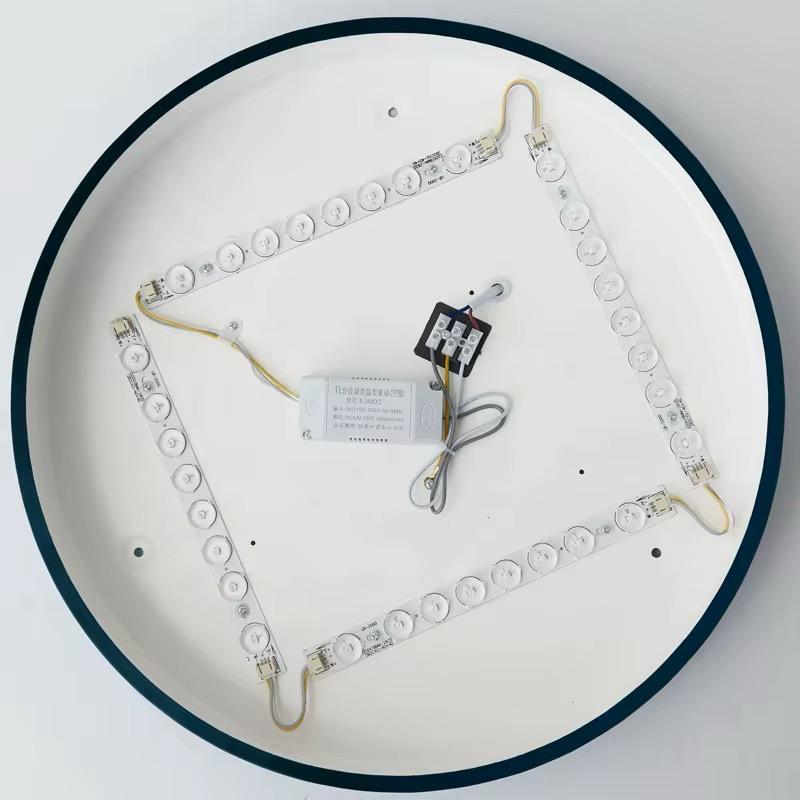 Plafon moderno redondo 30 cm con control remoto