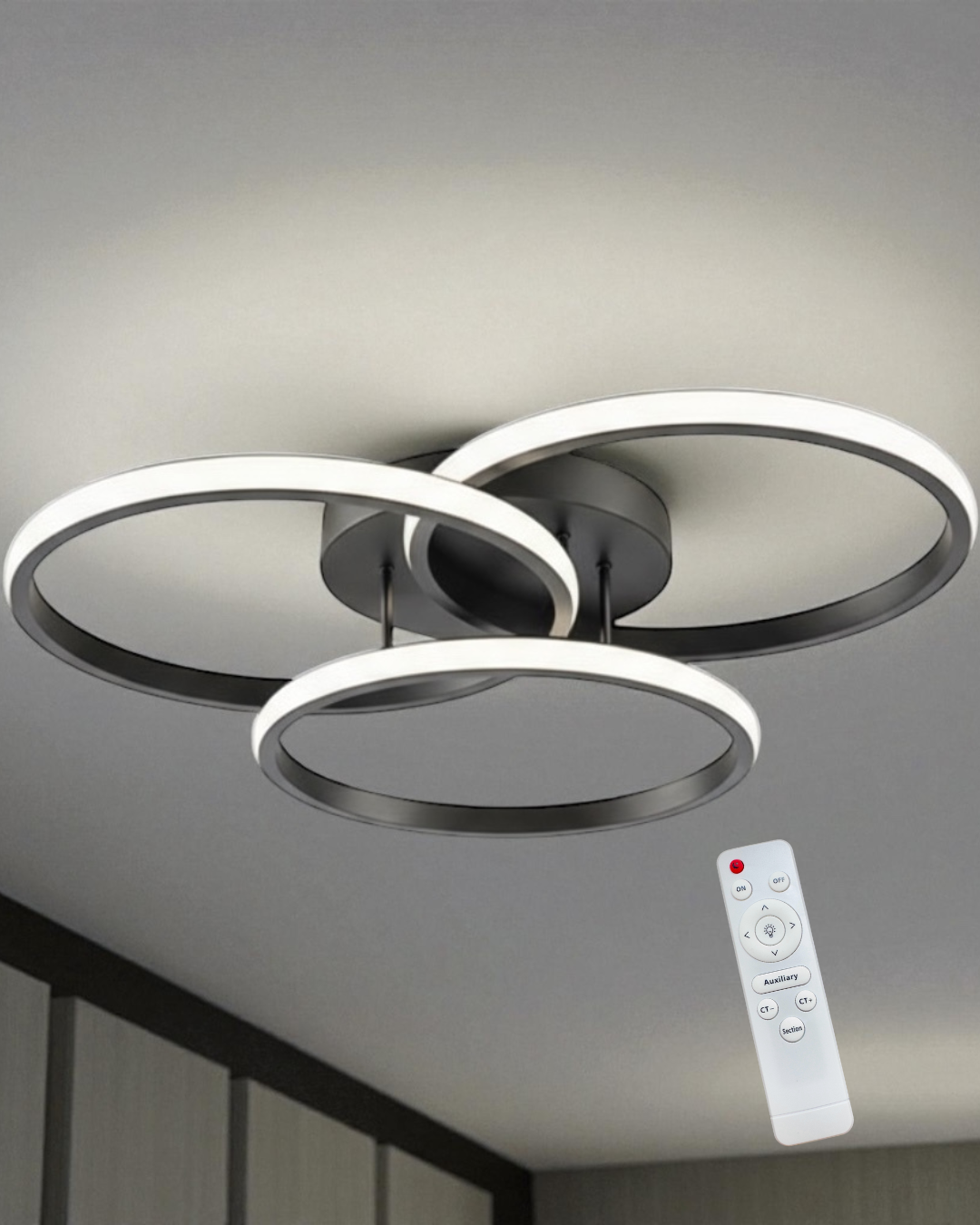 Plafón LED integrado 55 cm – 58W - Órbita