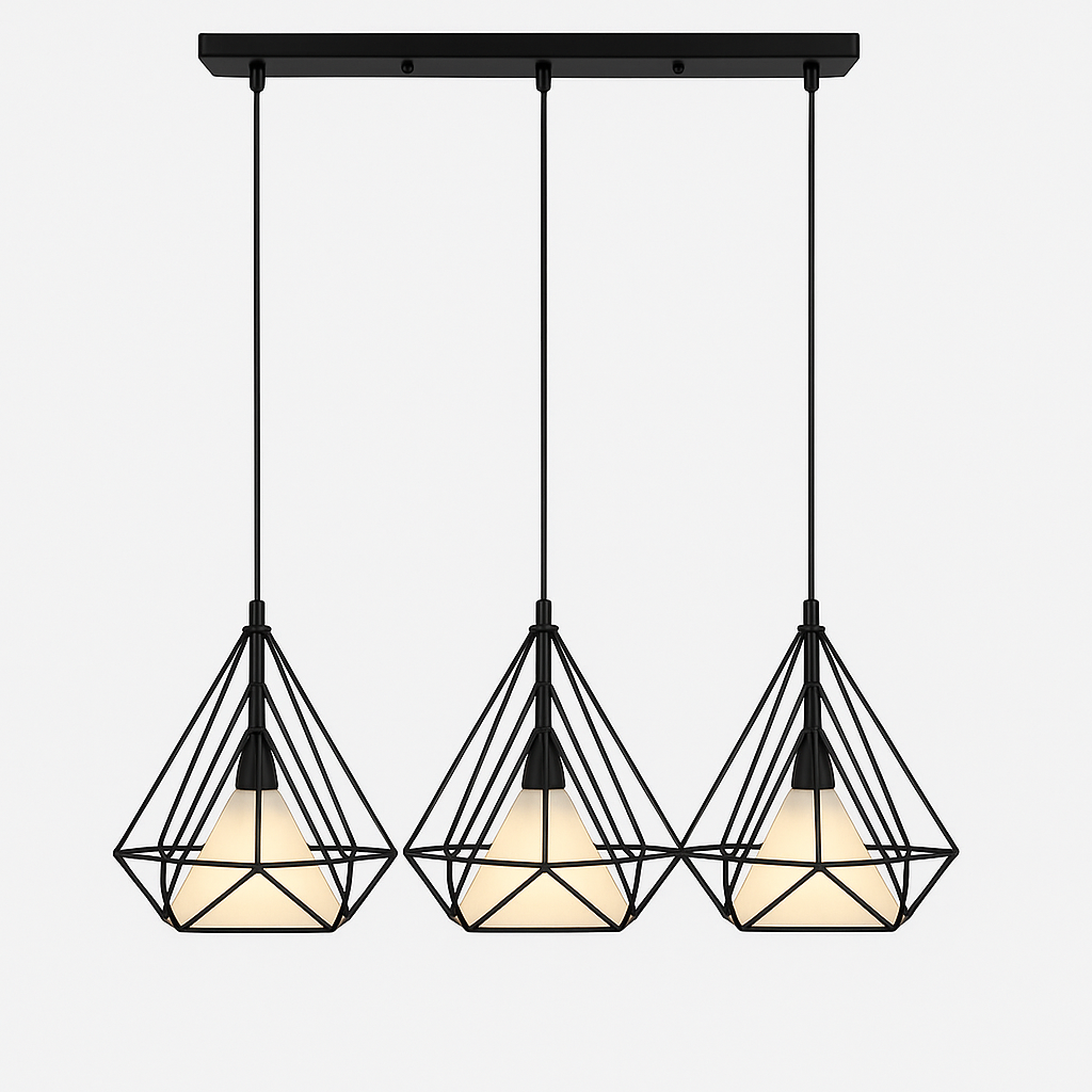 Colgante vintage triple