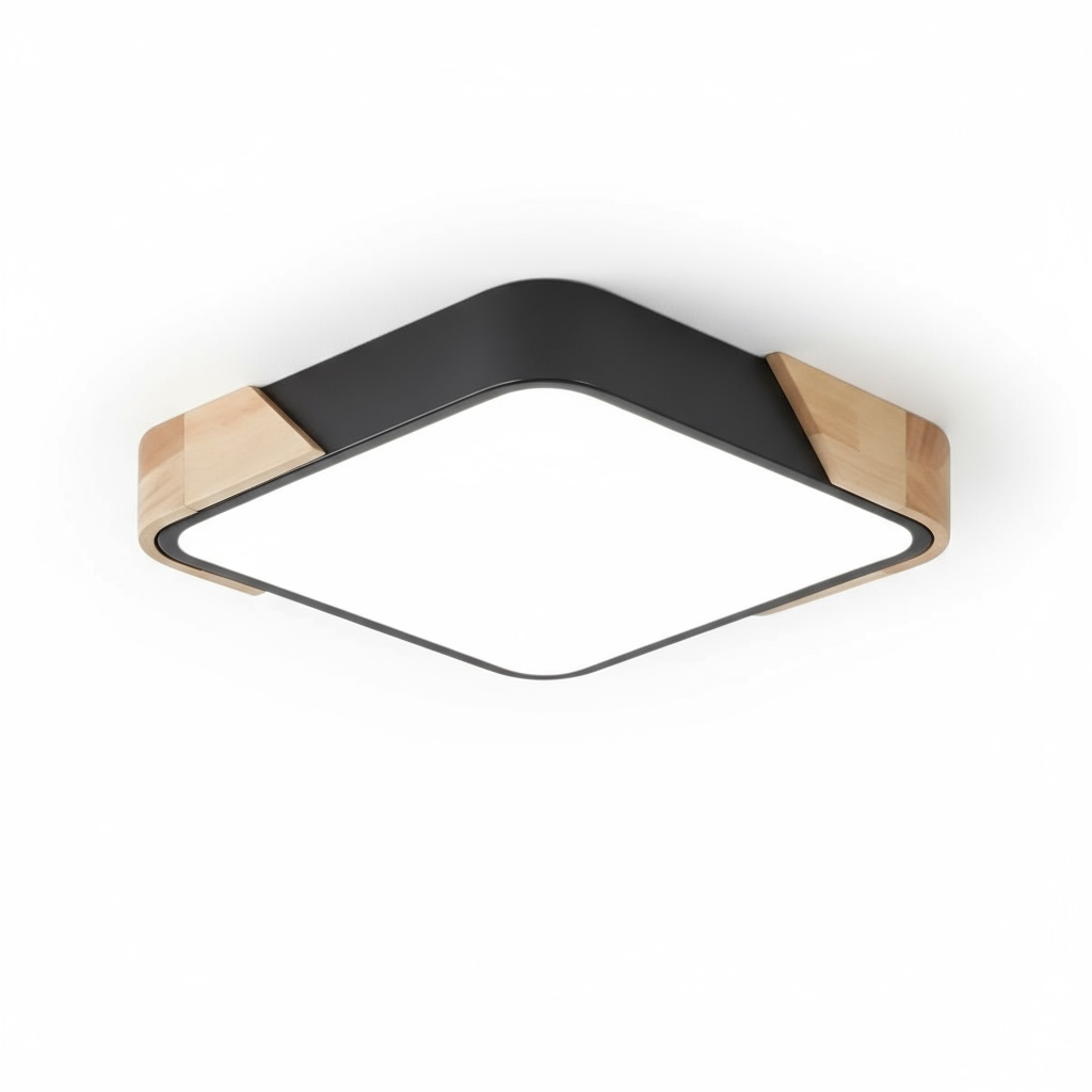 Plafon Nordico 40cm con control - Cuadrado 24w