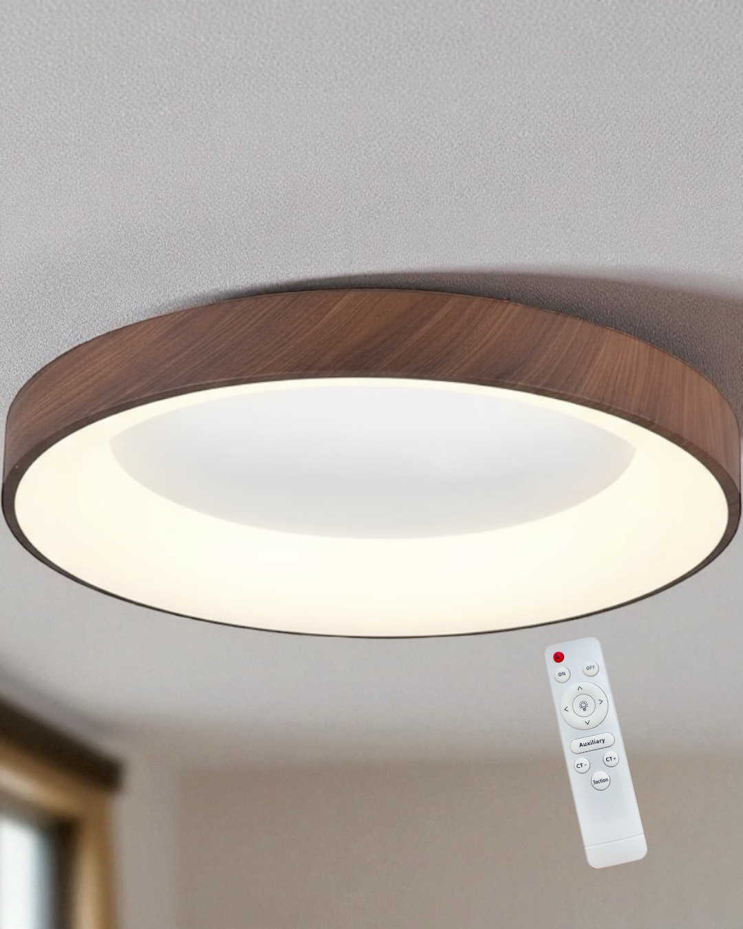 Plafón led Nogal - 40 cm