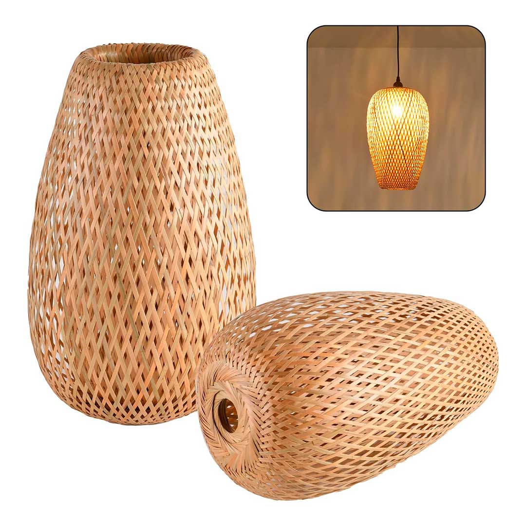 Pantalla colgante de bambú -Aura