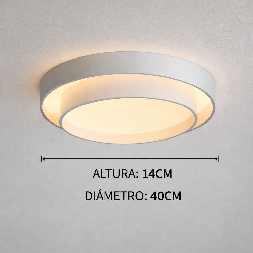 Plafón LED Circular 40 cm