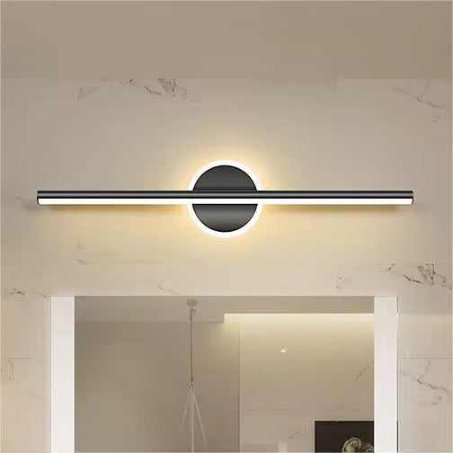 Aplique de pared LED negro – 40 cm (10W)