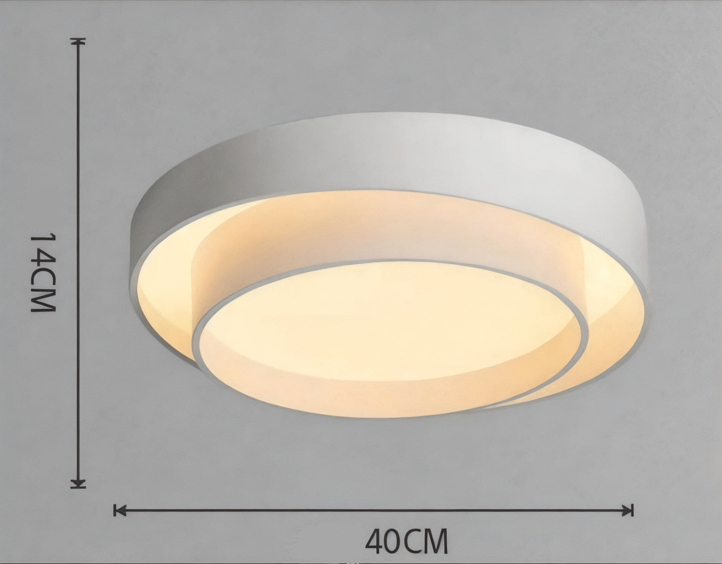 Plafón LED Circular 40 cm