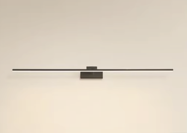 Aplique de pared LED negro – 60 cm (10W)