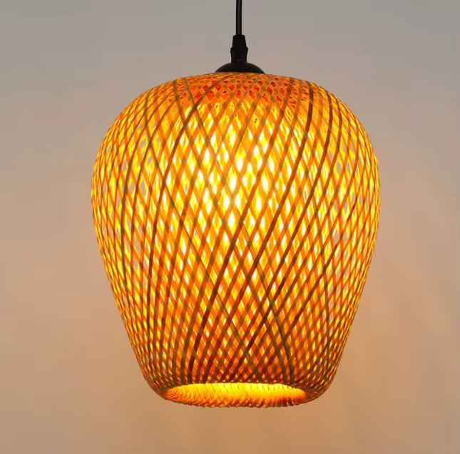 Pantalla colgante de bambú -Aura 25cm
