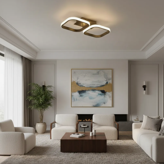 Plafón led SENA Dúo 22w – Luz cálida, fría y neutra