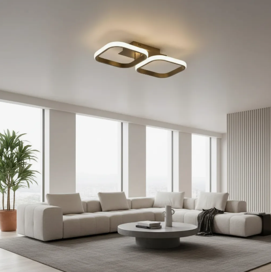 Plafón led SENA Dúo 22w – Luz cálida, fría y neutra