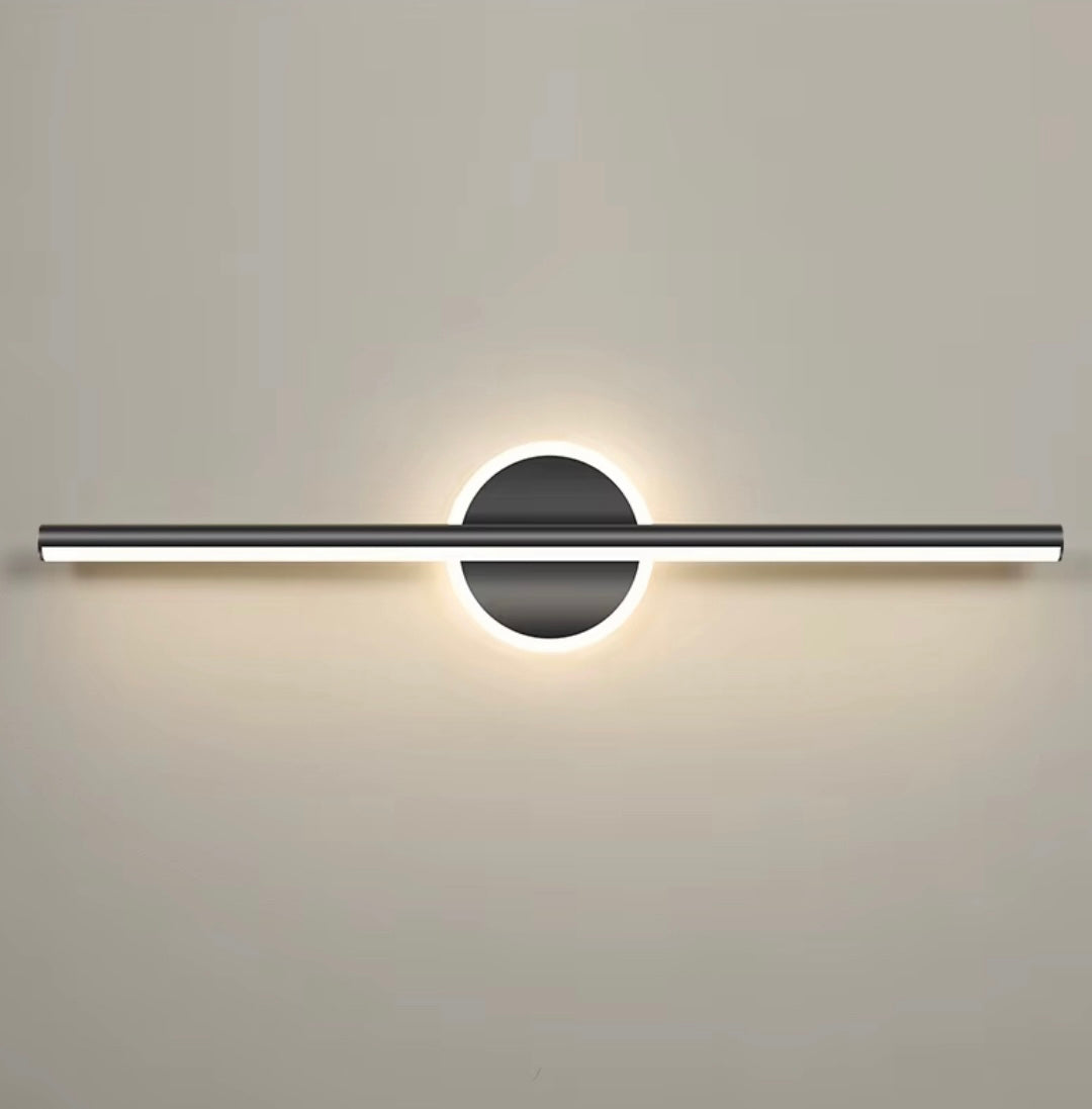 Aplique de pared LED negro – 40 cm (10W)