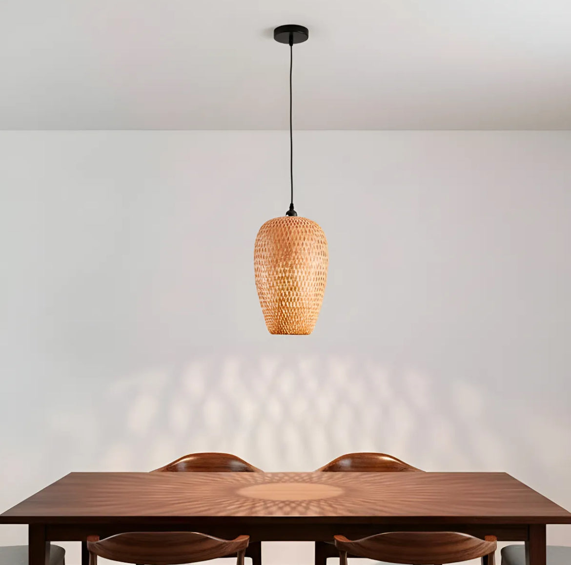 Pantalla colgante de bambú -Aura