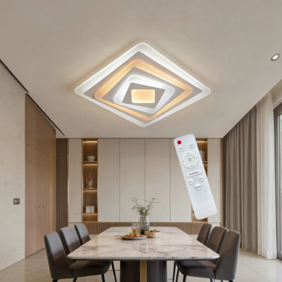 Plafón LED NEXO 49x49 cm con Control Remoto