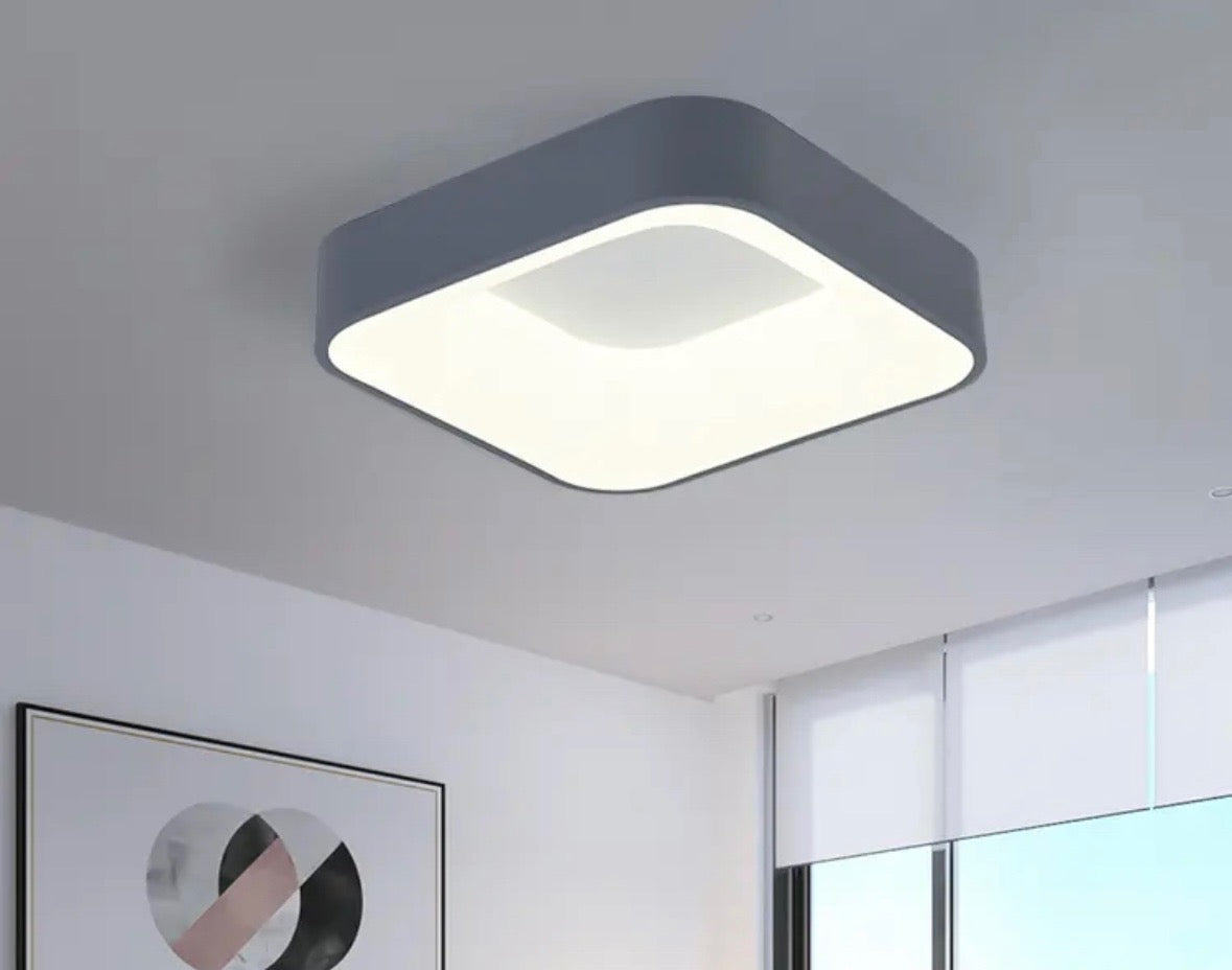 Plafón moderno Gris