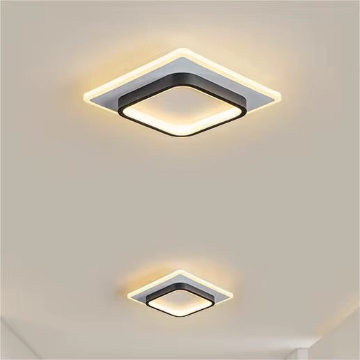 Plafon led cuadrado 24x5 cm
