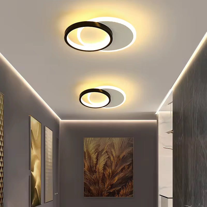 Plafon led redondo doble 23x20 cm