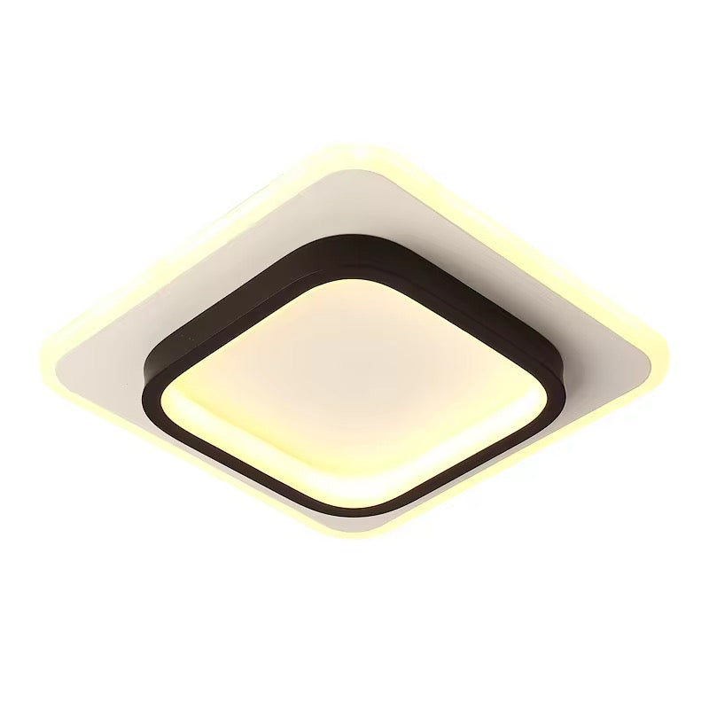 Plafon led cuadrado 24x5 cm