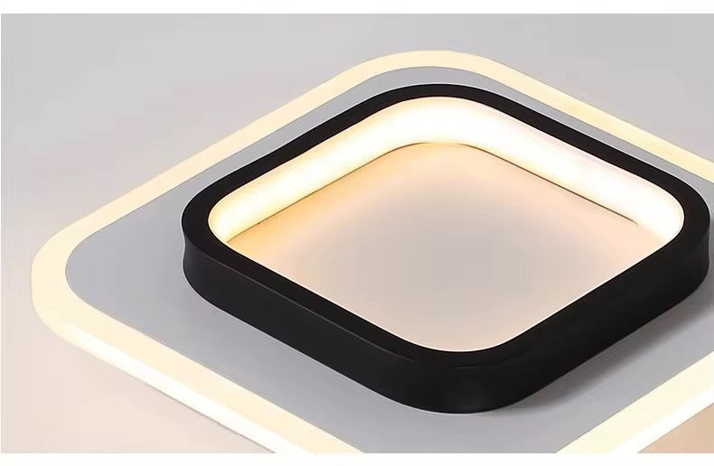 Plafon led cuadrado 24x5 cm