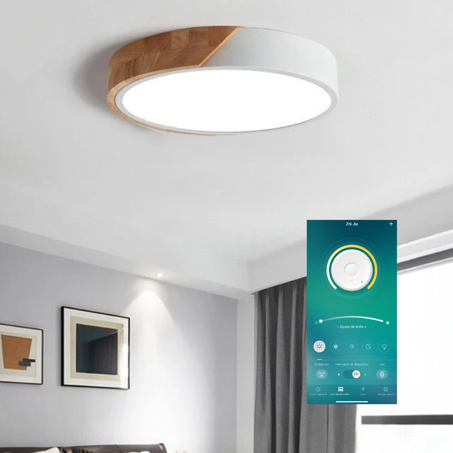 Plafon Nordico 40cm Smart App 24w
