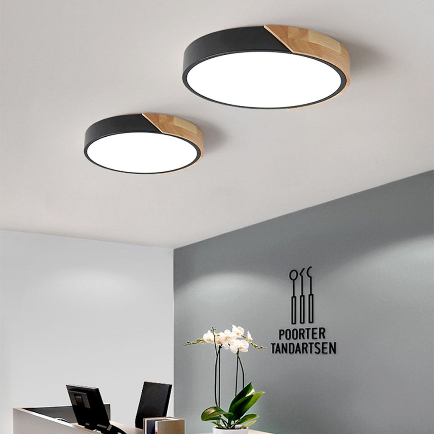 Plafon Nordico 50cm con control 36w