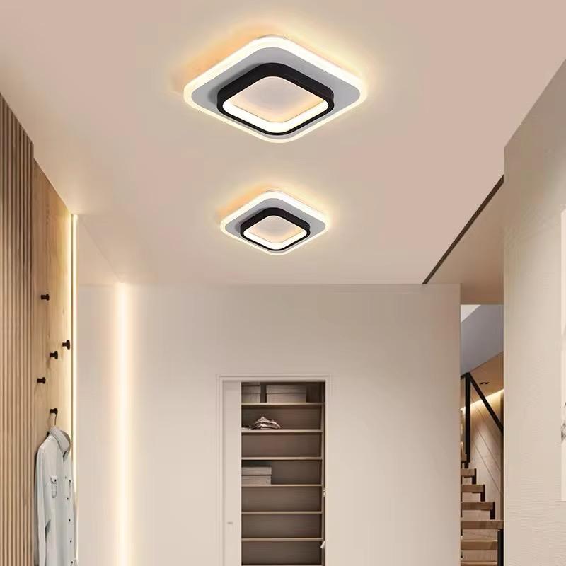 Plafon led cuadrado 24x5 cm