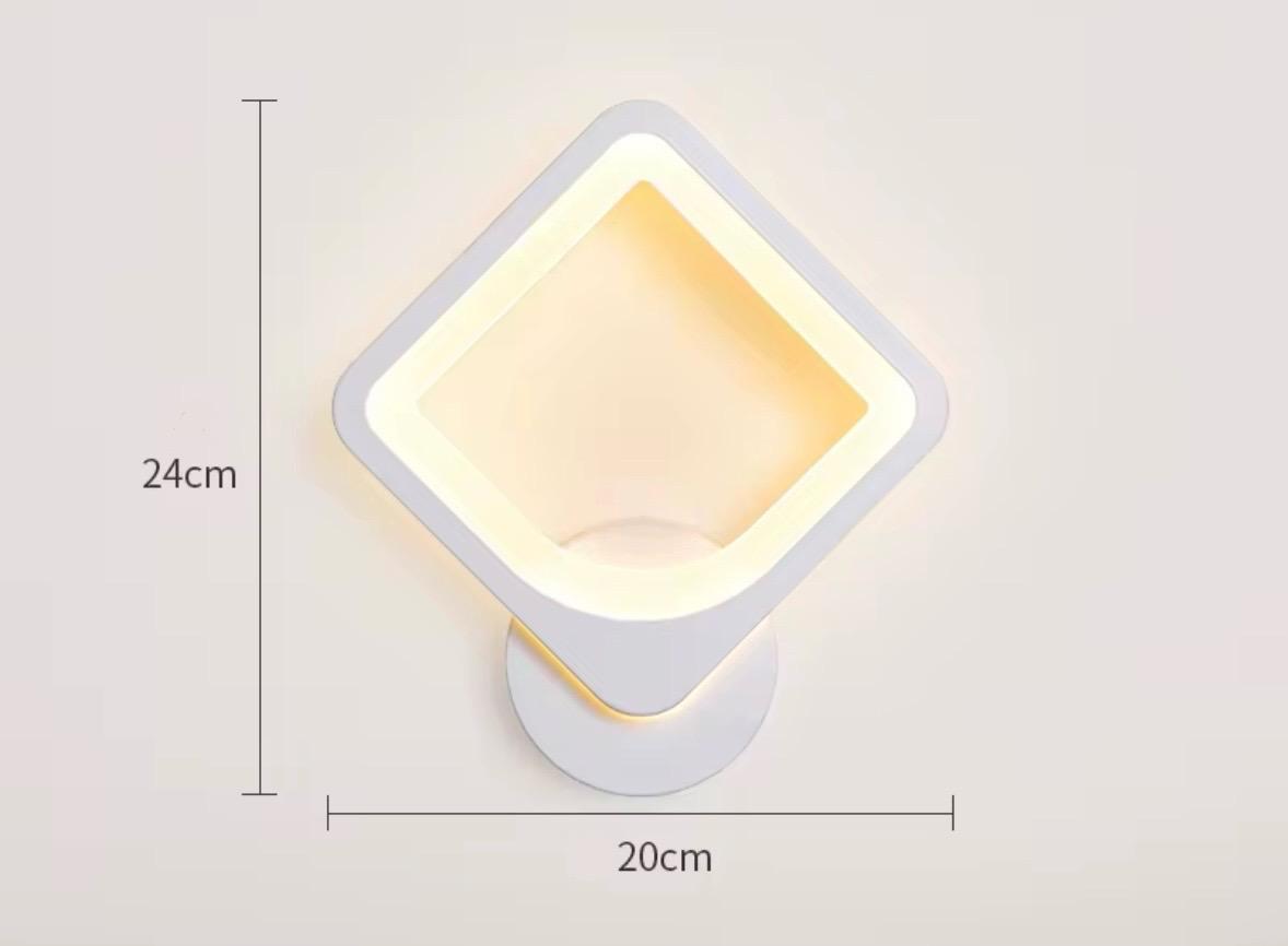 Luminaria de pared en color blanco