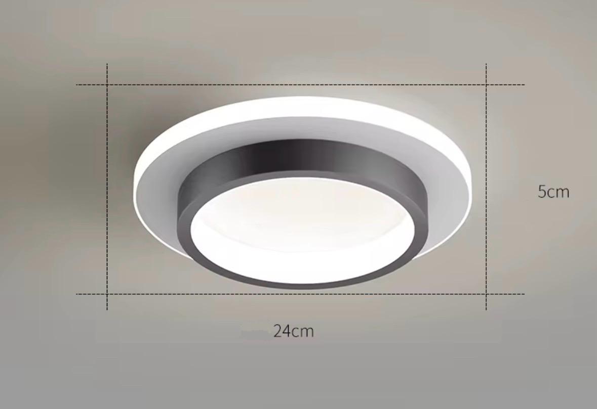 Plafon led redondo 24x5 cm