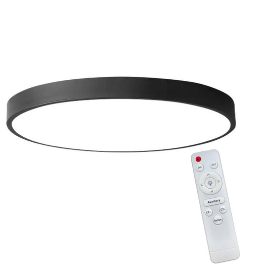 Plafon moderno redondo 30 cm con control remoto