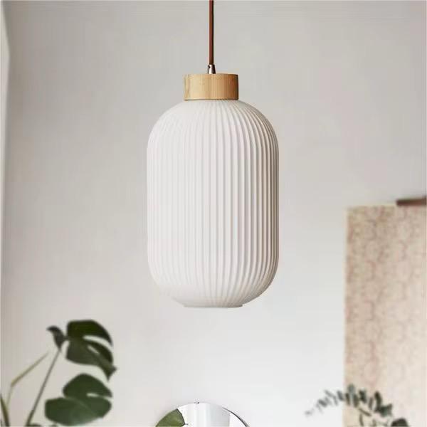 Colgante vidrio y madera - Osaka