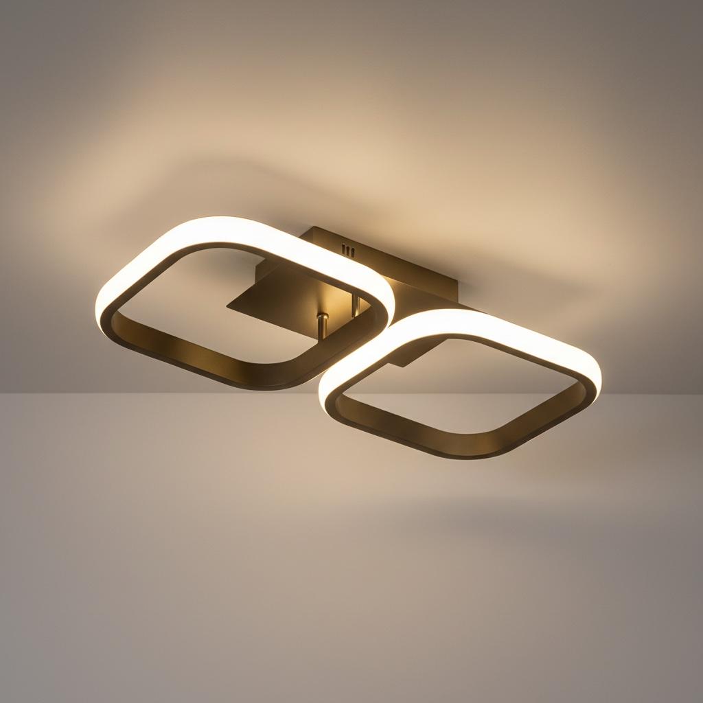 Plafón led SENA Dúo 22w – Luz cálida, fría y neutra
