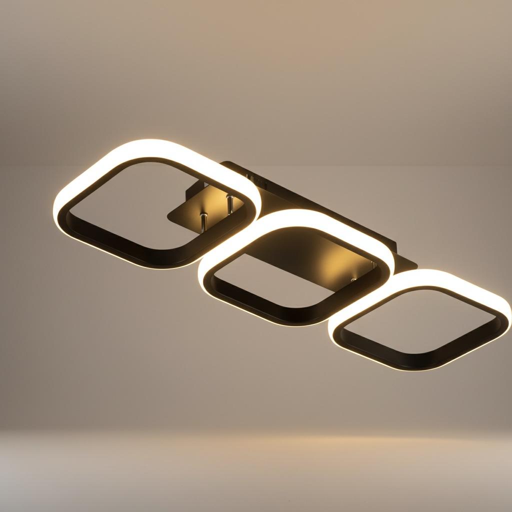 Plafón led SENA Trio 33w – Luz cálida, fría y neutra