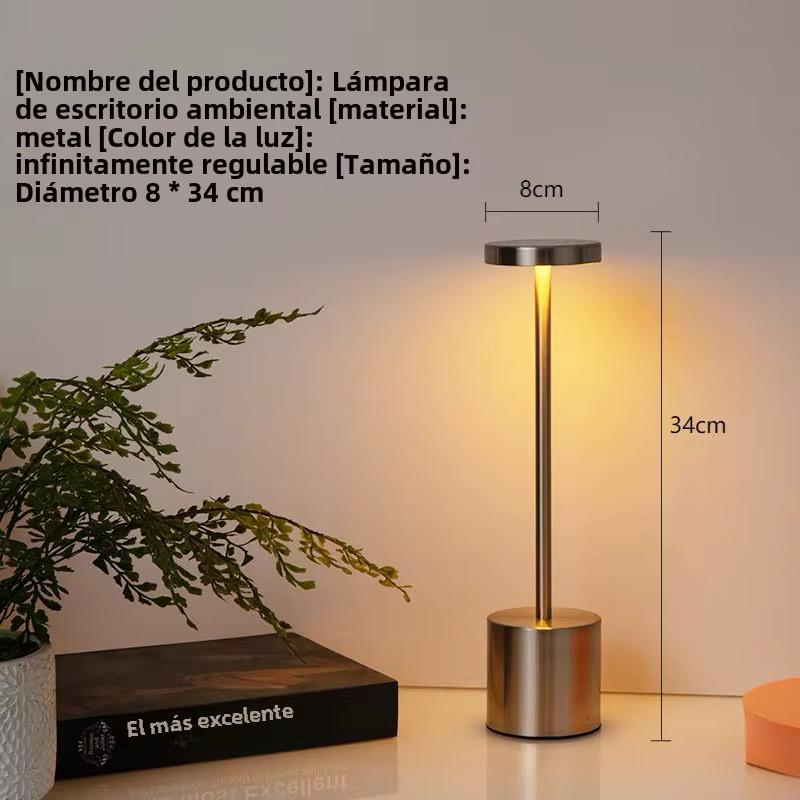 Lámpara de mesa recargable