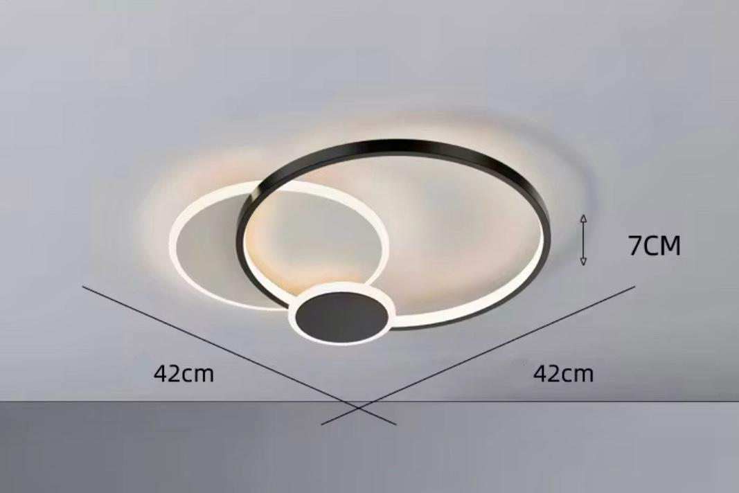 Plafon led triple 42 cm