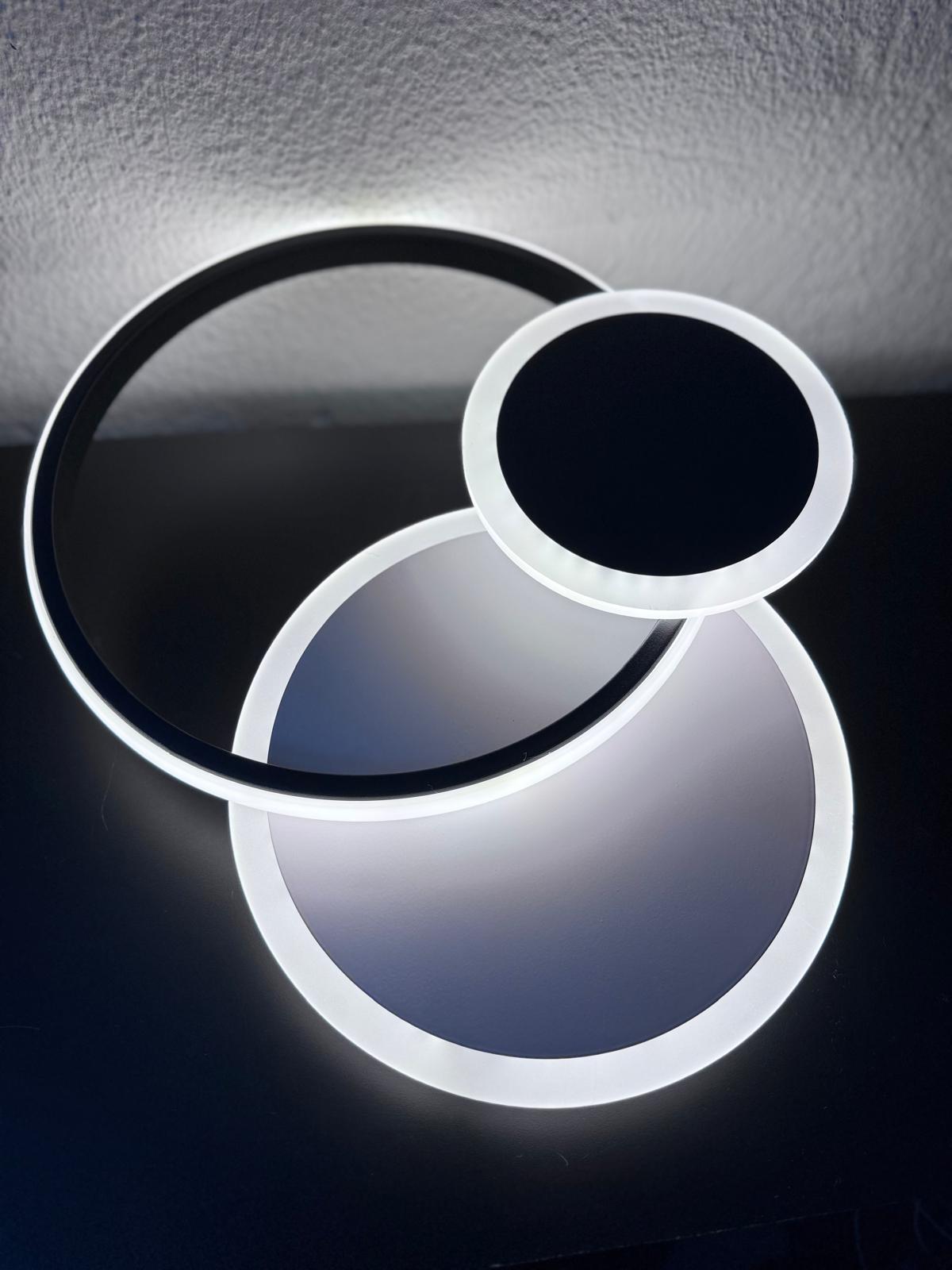 Plafon led triple 42 cm