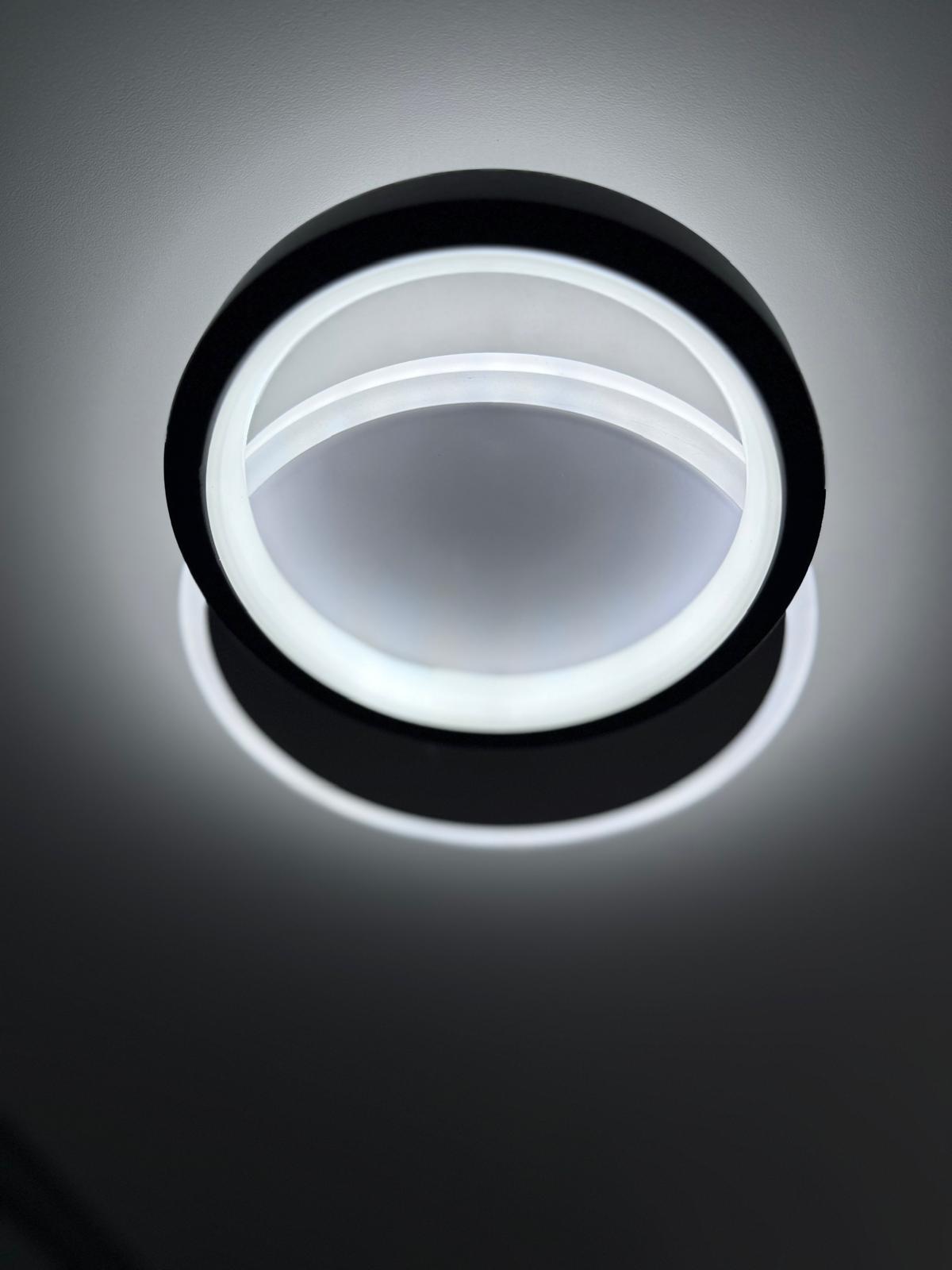 Plafon led redondo doble 23x20 cm