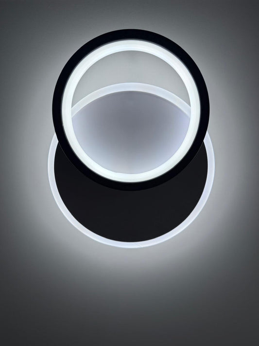 Plafon led redondo doble 23x20 cm