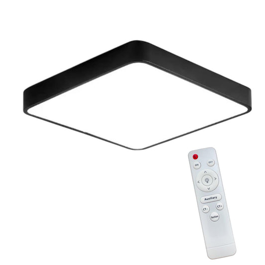 Plafon moderno cuadrado 40 cm con control remoto